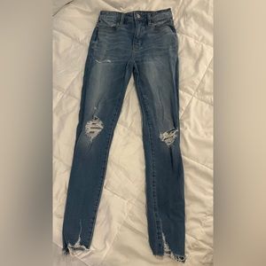 American Eagle super hi-rise jeggings